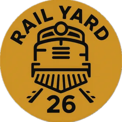 Historic Railyard 26 liquor store inside a restored train depot in Oshkosh Nebraska