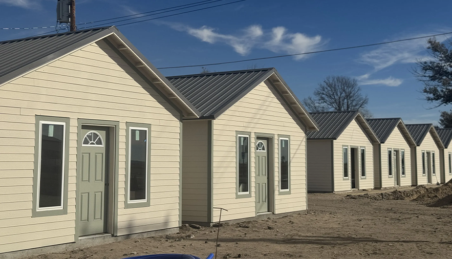 Historic Railyard 26 liquor store inside a restored train depot in Oshkosh Nebraska